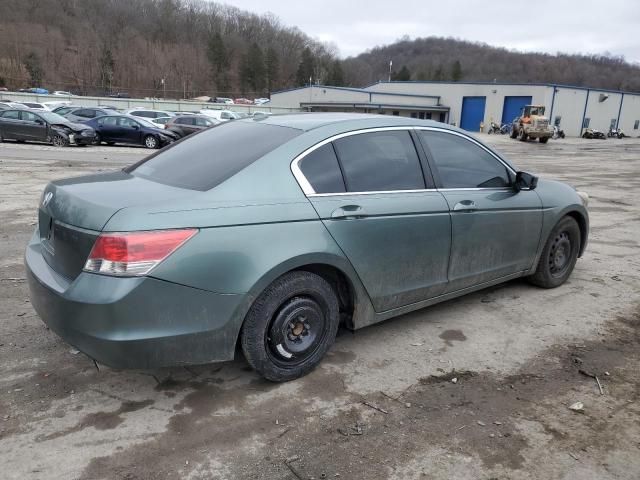 1HGCP26828A017312 - 2008 HONDA ACCORD EXL GREEN photo 3