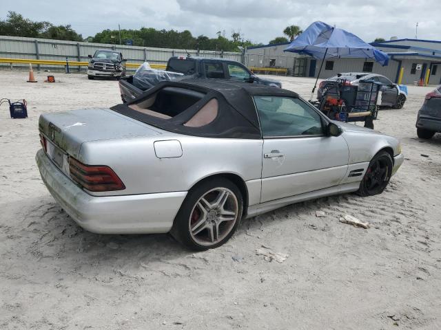WDBFA68F8XF180367 - 1999 MERCEDES-BENZ SL 500 ვერცხლისფერი ფოტო 3
