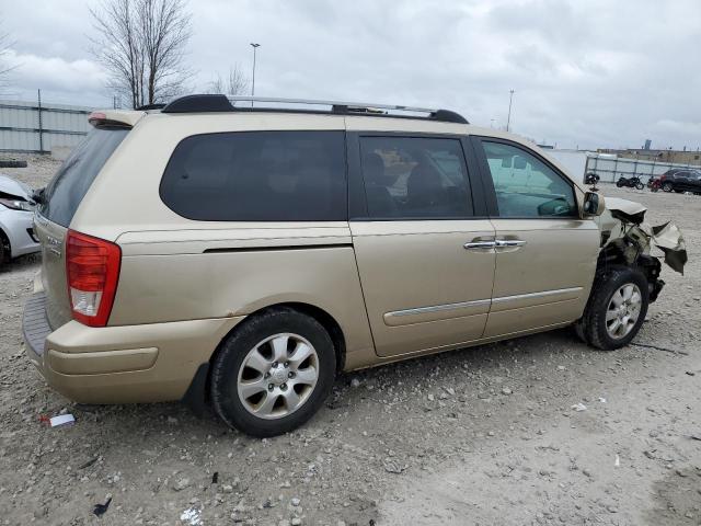 KNDMC233176035423 - 2007 HYUNDAI ENTOURAGE GLS GOLD photo 3