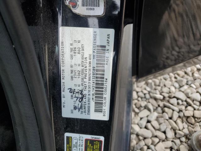 JM1BL1H31A1328589 - 2010 MAZDA SPEED 3 BLACK photo 12