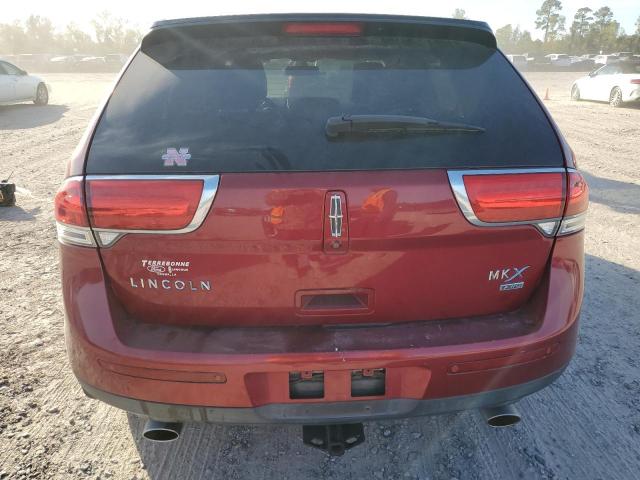 2LMDJ8JK0EBL01547 - 2014 LINCOLN MKX RED photo 6