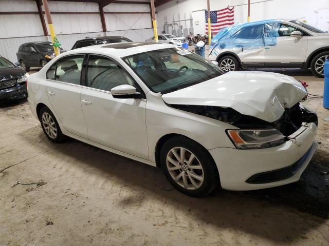 3VWD17AJ6EM405666 - 2014 VOLKSWAGEN JETTA SE WHITE photo 4