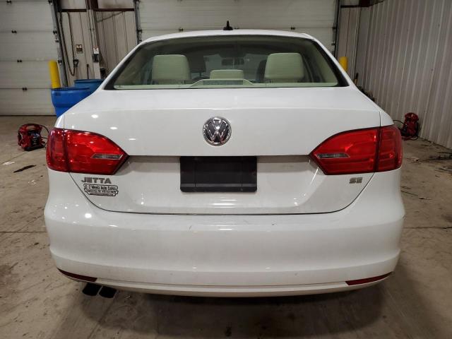 3VWD17AJ6EM405666 - 2014 VOLKSWAGEN JETTA SE WHITE photo 6