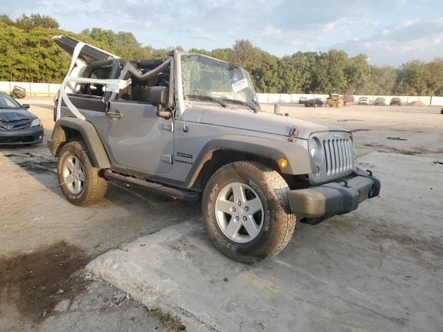 1C4AJWAG2FL690339 - 2015 JEEP WRANGLER SPORT فضي صورة 4