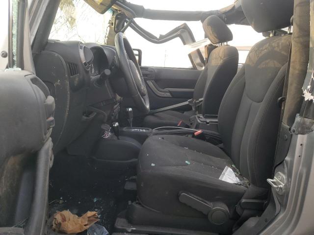 1C4AJWAG2FL690339 - 2015 JEEP WRANGLER SPORT فضي صورة 7