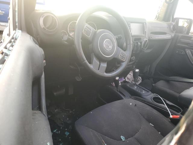 1C4AJWAG2FL690339 - 2015 JEEP WRANGLER SPORT فضي صورة 8
