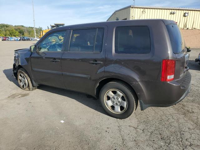 5FNYF4H23DB071411 - 2013 HONDA PILOT LX GRAY photo 2