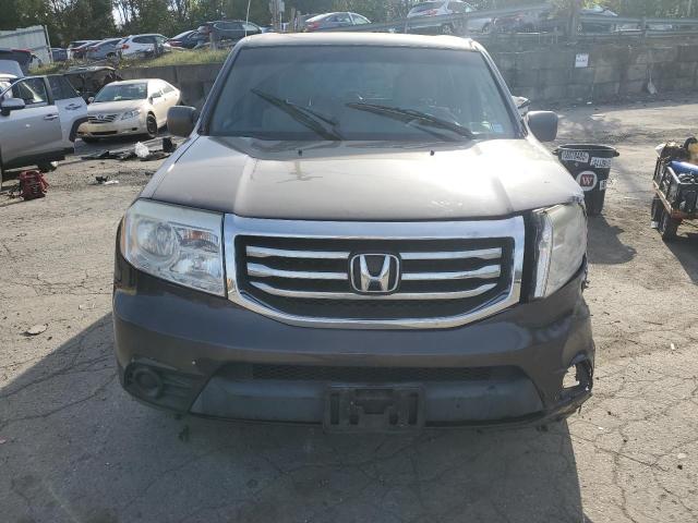 5FNYF4H23DB071411 - 2013 HONDA PILOT LX GRAY photo 5