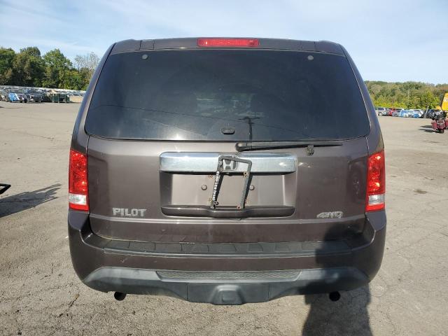 5FNYF4H23DB071411 - 2013 HONDA PILOT LX GRAY photo 6