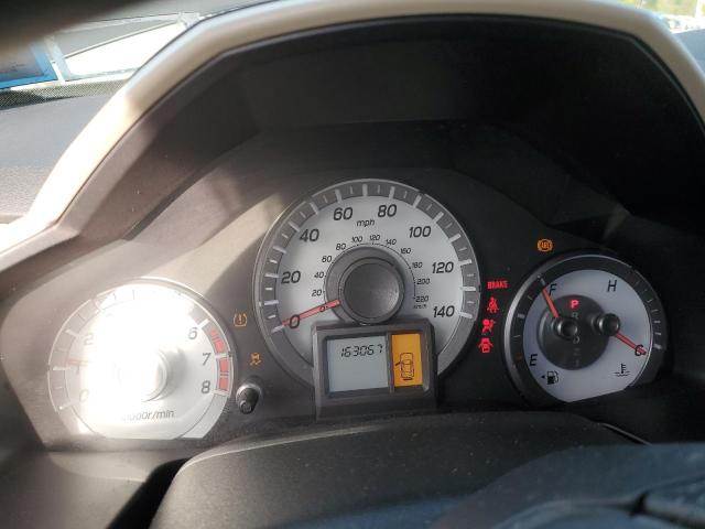 5FNYF4H23DB071411 - 2013 HONDA PILOT LX GRAY photo 9