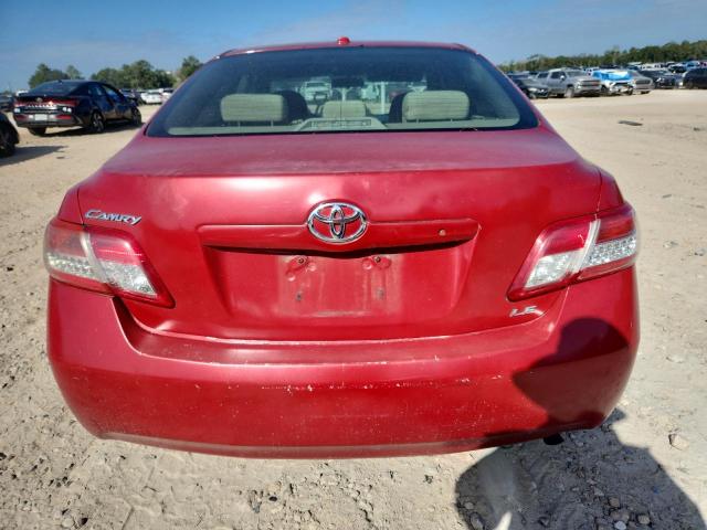 4T4BF3EK9BR212704 - 2011 TOYOTA CAMRY BASE RED photo 6