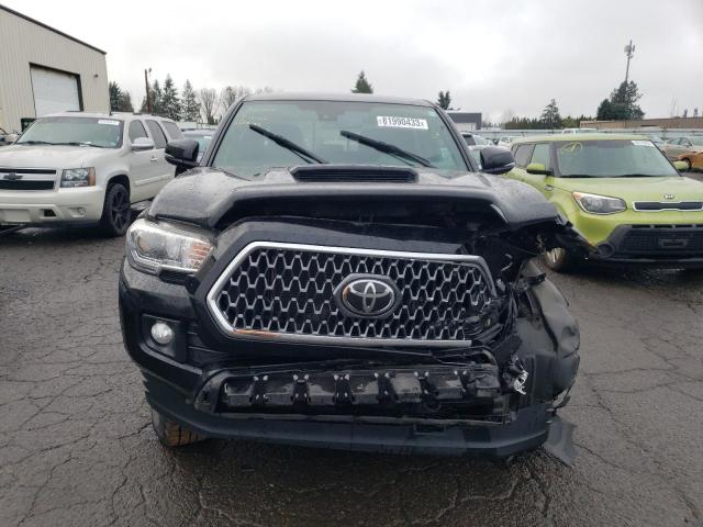 3TMCZ5AN1KM249658 - 2019 TOYOTA TACOMA DOUBLE CAB BLACK photo 5