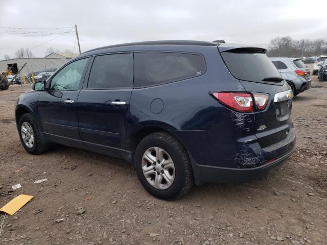 1GNKRFKD2GJ233326 - 2016 CHEVROLET TRAVERSE LS BLUE photo 2