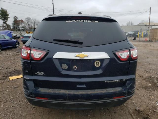 1GNKRFKD2GJ233326 - 2016 CHEVROLET TRAVERSE LS BLUE photo 6