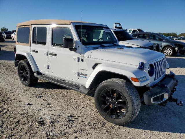 1C4JJXP62MW677073 - 2021 JEEP WRANGLER U SAHARA 4XE WHITE photo 4