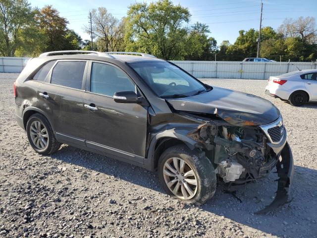 5XYKU4A23BG161766 - 2011 KIA SORENTO EX 灰色 照片 4