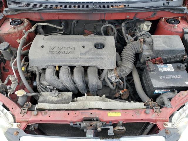 2T1BR32E27C821559 - 2007 TOYOTA COROLLA CE RED photo 11