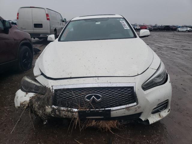 JN1BV7AR8EM684380 - 2014 INFINITI Q50 BASE WHITE photo 5