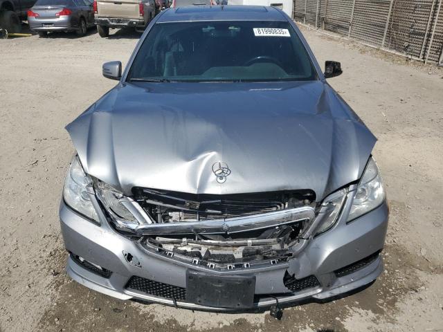 WDDHF7CB2BA417324 - 2011 MERCEDES-BENZ E 550 GRAY photo 5