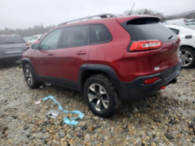 1C4PJMBB6EW251949 - 2014 JEEP CHEROKEE TRAILHAWK BURGUNDY photo 2