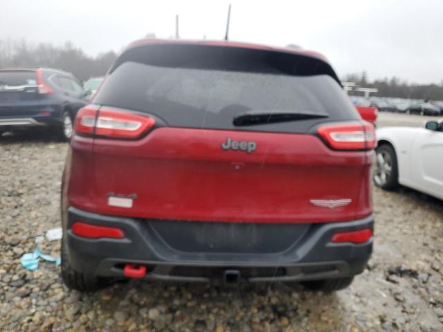 1C4PJMBB6EW251949 - 2014 JEEP CHEROKEE TRAILHAWK BURGUNDY photo 6