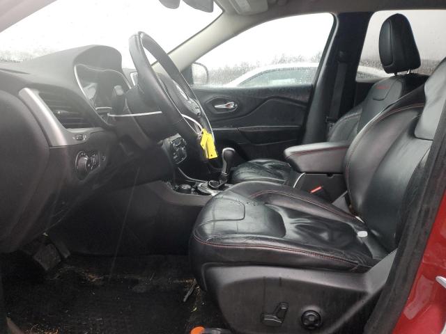 1C4PJMBB6EW251949 - 2014 JEEP CHEROKEE TRAILHAWK BURGUNDY photo 7