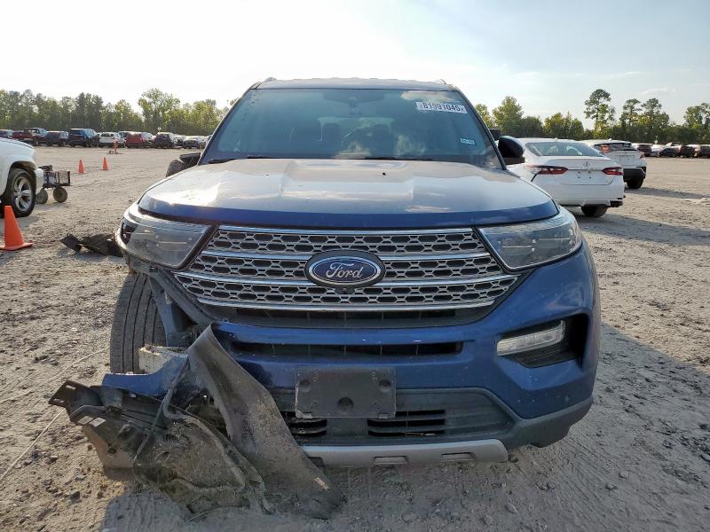 1FMSK7FHXNGB07253 - 2022 FORD EXPLORER LIMITED BLUE photo 5
