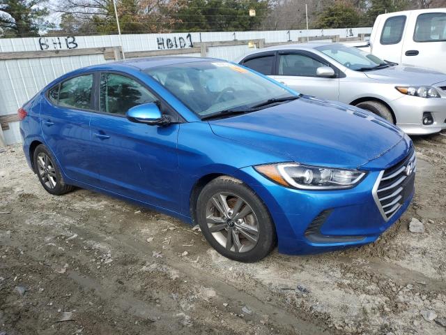 5NPD84LF6HH170024 - 2017 HYUNDAI ELANTRA SE BLUE photo 4