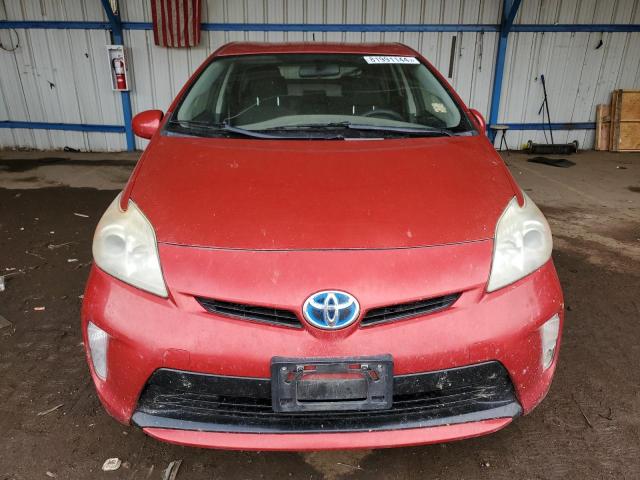 JTDKN3DU0C0335028 - 2012 TOYOTA PRIUS RED photo 5