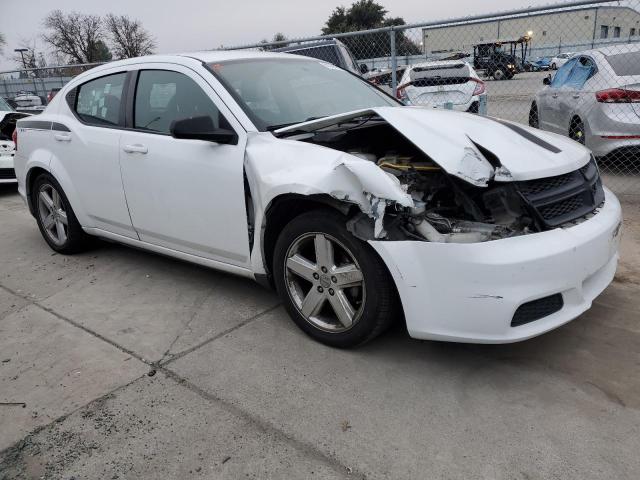 1C3CDZAB3DN662514 - 2013 DODGE AVENGER SE WHITE photo 4