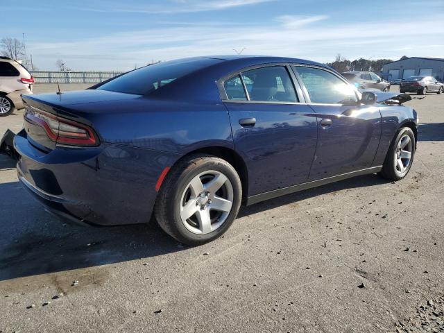 2C3CDXAT2GH133064 - 2016 DODGE CHARGER POLICE BLUE photo 3