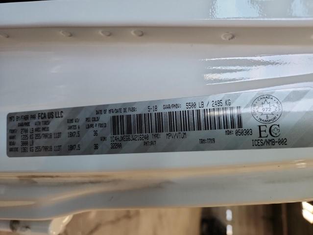 1C4HJXEG6JW216240 - 2018 JEEP WRANGLER UNLIMITED SAHARA Ақ фото 13