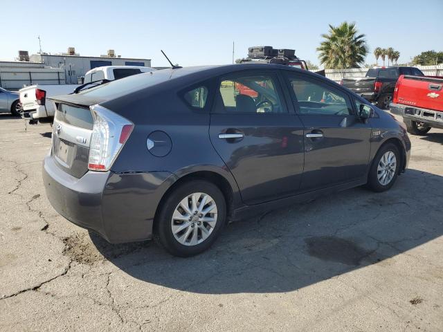 JTDKN3DP6C3028830 - 2012 TOYOTA PRIUS PLUG Մոխրագույն լուսանկար 3