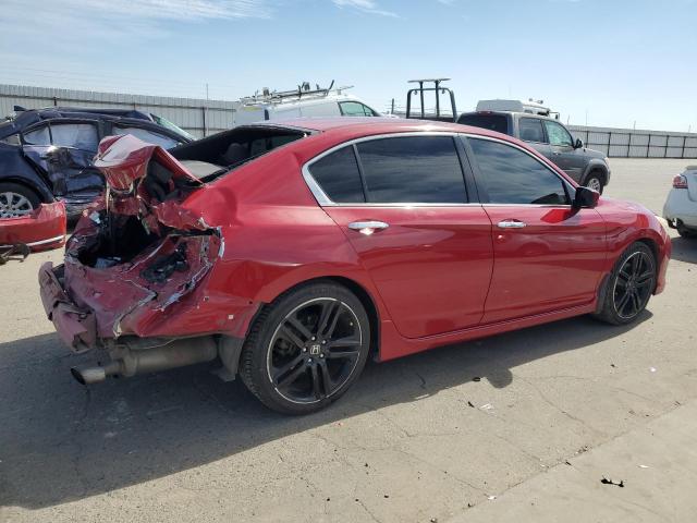 1HGCR2F57GA246678 - 2016 HONDA ACCORD SPORT RED photo 3