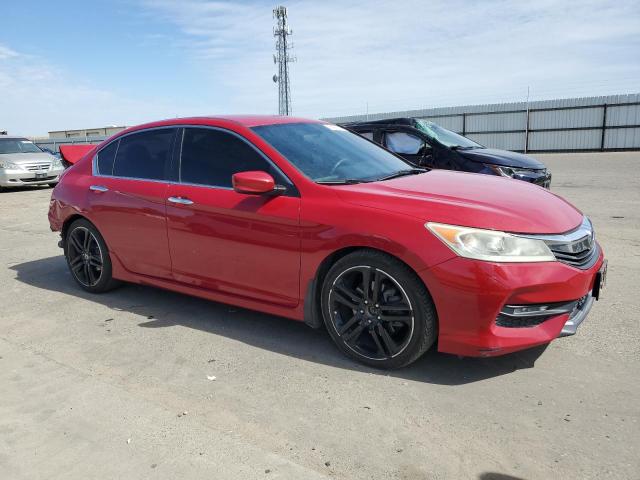 1HGCR2F57GA246678 - 2016 HONDA ACCORD SPORT RED photo 4