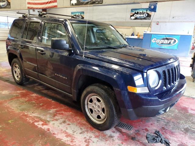 1C4NJRBBXDD231816 - 2013 JEEP PATRIOT SPORT BLUE photo 4