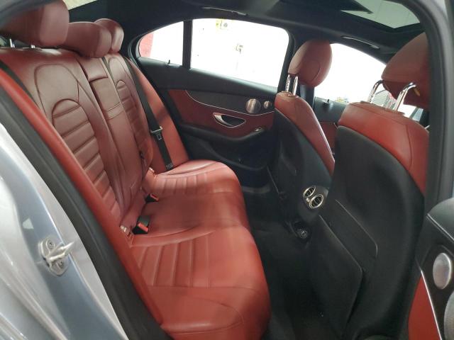 55SWF4KB1FU008163 - 2015 MERCEDES-BENZ C 300 4MATIC BLUE photo 10