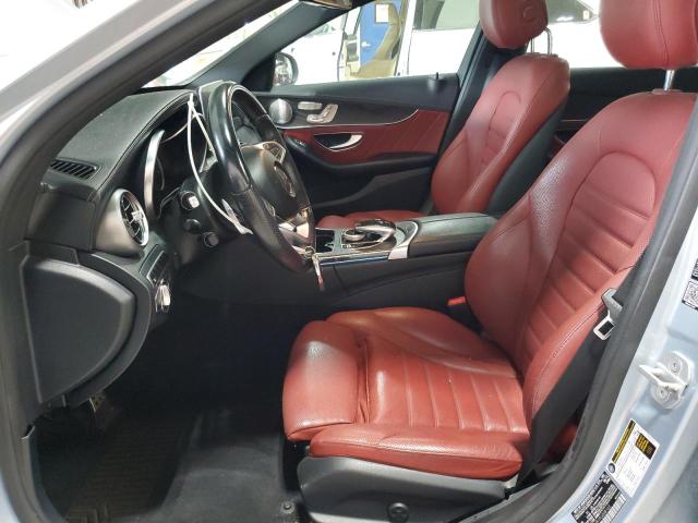 55SWF4KB1FU008163 - 2015 MERCEDES-BENZ C 300 4MATIC BLUE photo 7