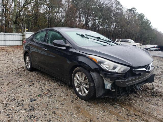 KMHDH4AE4EU134565 - 2014 HYUNDAI ELANTRA SE BLACK photo 4