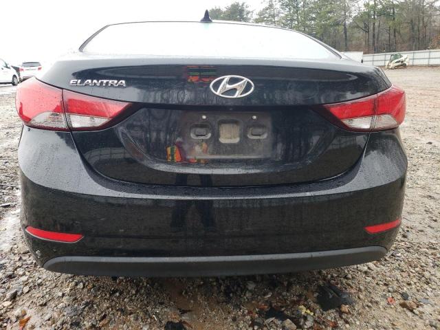 KMHDH4AE4EU134565 - 2014 HYUNDAI ELANTRA SE BLACK photo 6