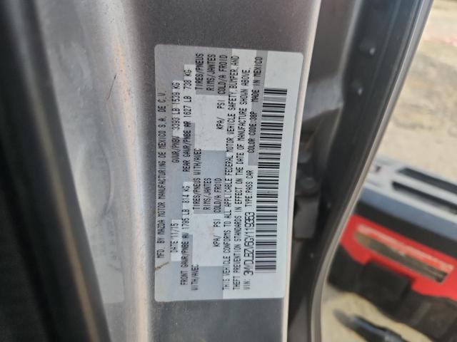 3MYDLBZV6GY119353 - 2016 TOYOTA SCION IA SILVER photo 12