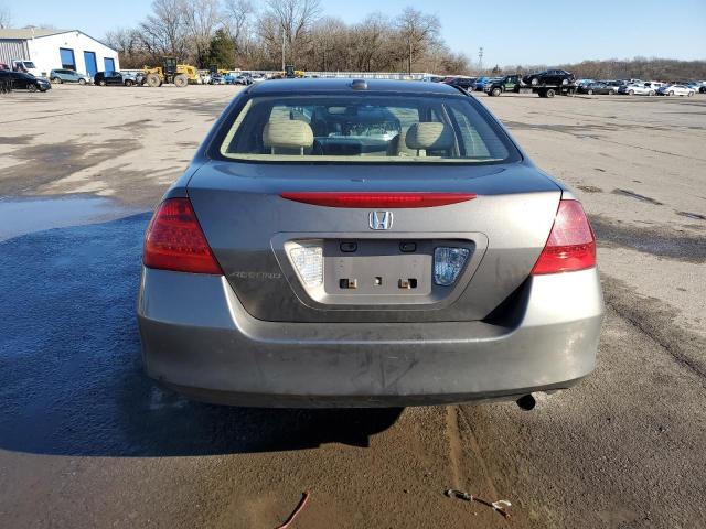 1HGCM56896A020327 - 2006 HONDA ACCORD EX GRAY photo 6