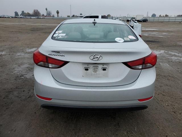 5NPDH4AE9GH658618 - 2016 HYUNDAI ELANTRA SE SILVER photo 6