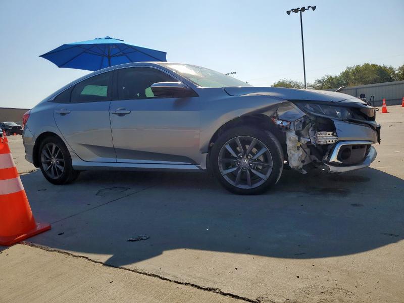 JHMFC1F31KX003491 - 2019 HONDA CIVIC EX Srebrny zdjęcie 4