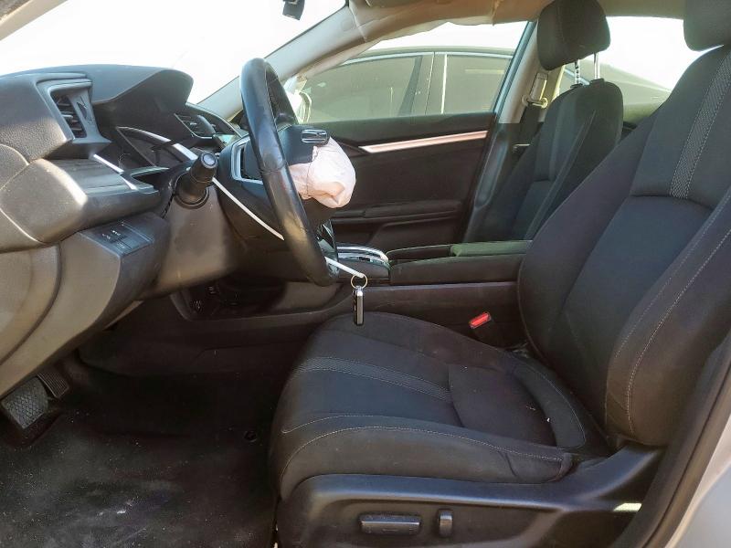 JHMFC1F31KX003491 - 2019 HONDA CIVIC EX Srebrny zdjęcie 7