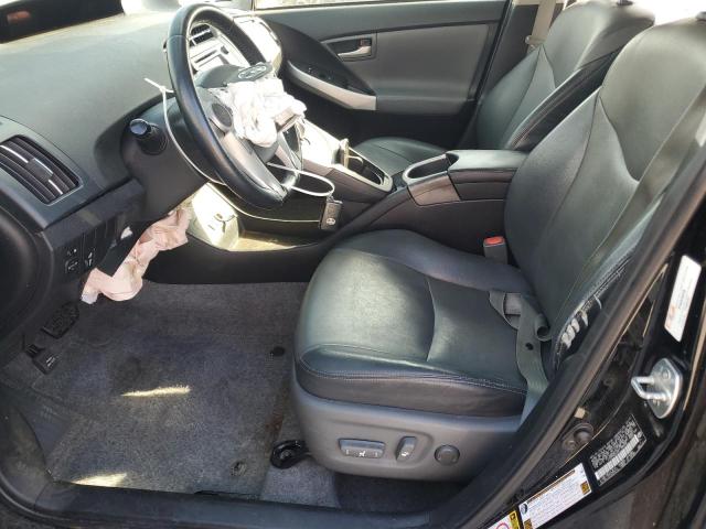 JTDKN3DU3E1788458 - 2014 TOYOTA PRIUS BLACK photo 7