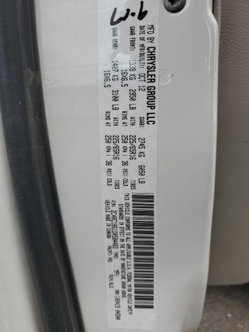 2C4RC1BG1DR584483 - 2013 CHRYSLER TOWN & COU TOURING WHITE photo 13