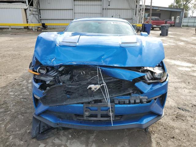 1FA6P8TH0L5187940 - 2020 FORD MUSTANG BLUE photo 5