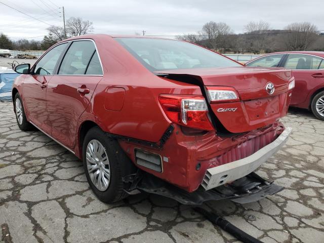 4T4BF1FK4ER401185 - 2014 TOYOTA CAMRY L RED photo 2