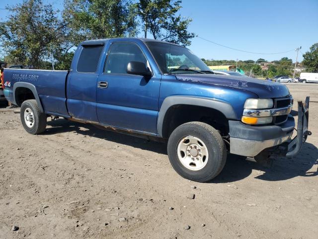 1GCHK29U62E110555 - 2002 CHEVROLET SILVERADO K2500 HEAVY DUTY BLUE photo 4